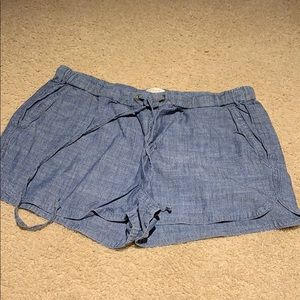 j crew denim summer shorts